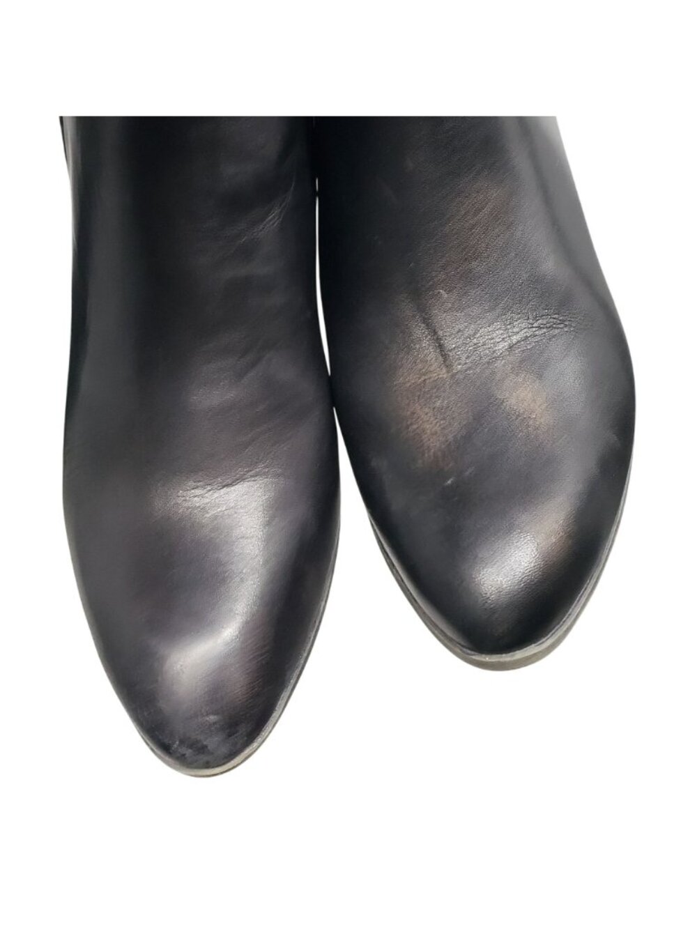 FRYE Leather Ankle Booties Side Zipper Womens 6.5 Black Brown Fall Boho Western - Picture 15 of 15